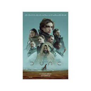 [Unframe] [Free ship] DUNE MOVIE POSTER 2 Sided Original Rated 27x40 Timotee Chalamet Zendaya