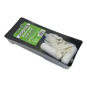 212 MAIN Arroworthy ProLine Foam Nap Paint Roller Kit, 0.38 x 4 in. White, Shed Resistant, 2 Per Pack