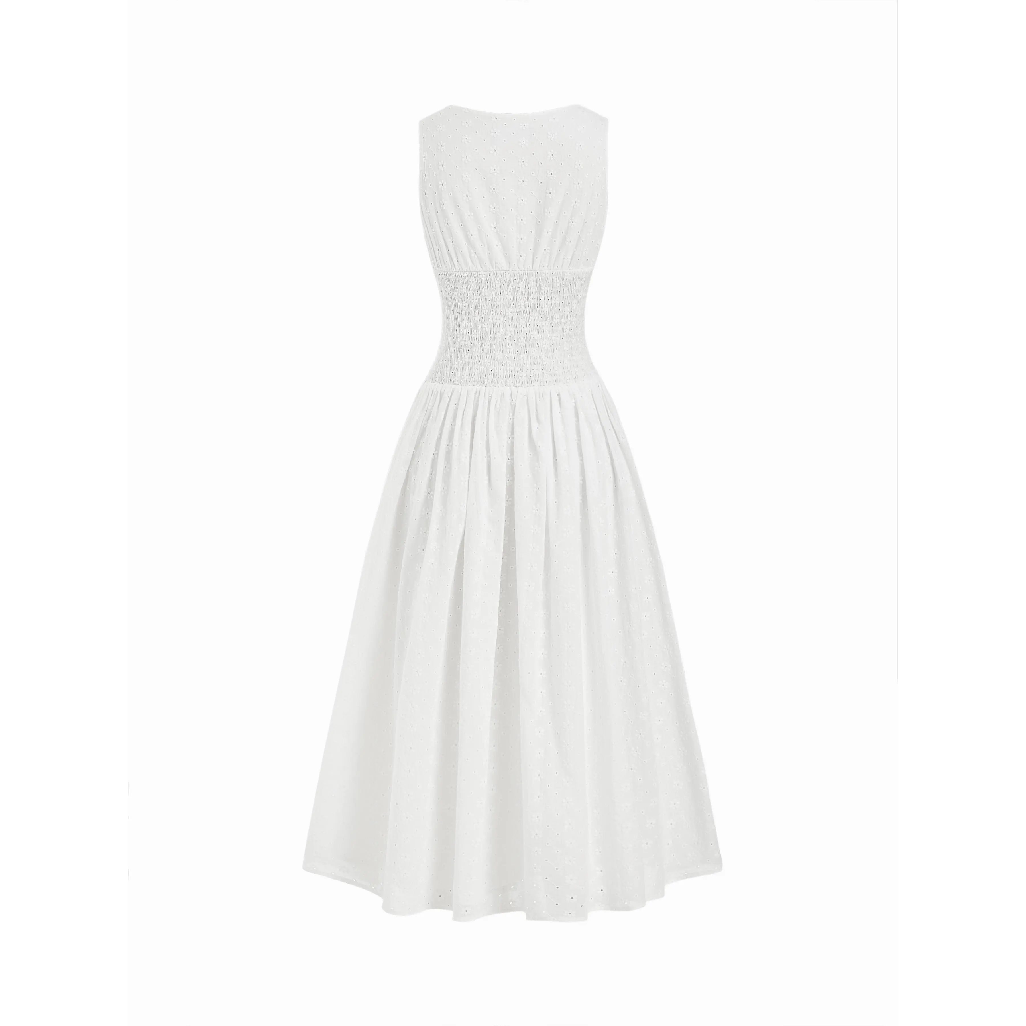 Cider Cotton V-neck Broderie Anglaise Floral Lace Trim Button Midi Dress SwimWeek - TikTok Shop Cider Cotton V-neck Broderie Anglaise Floral Lace Trim Button Midi Dress SwimWeek - TikTok Shop