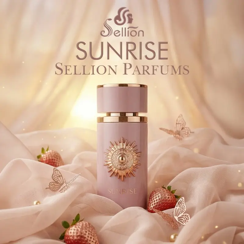 100ML Sunrise Peach Perfume, Oriental Vanilla Scented Women's Fragrance, Fruity Vanilla, Creamy Vanilla Scent, EDP Gourmand Fragrance, Long-Lasting, Ideal for Daily Use, Perfect Mother's Day Gift