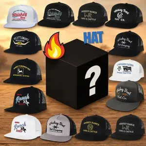 [BEST 2026] Random 1 hat sent Snapback whiskey Bent Hat, Embroidered random hat, Snapback, Mesh hat, Cotton Snapback