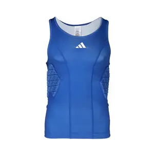 adidas Mens Padded Aeroready Tank  Athletic Breathable - Blue