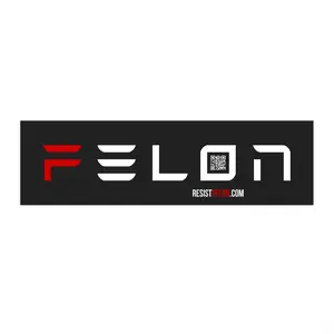 QR Bumper Sticker - Black Background