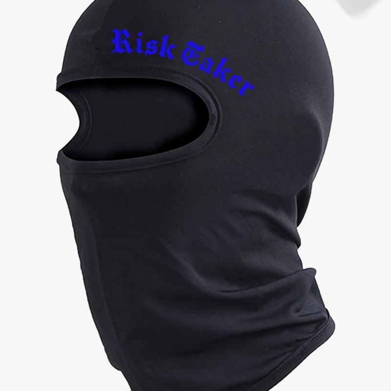 Risk taker custom shiesty ski mask,unisex and one size Breathable Elastic