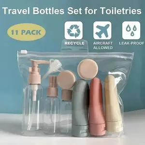 Reusable Spray Bottle Set, Liquid Container for Perfume, Lotion, Shampoo, Shower Gel, Travel Size, Portable Cosmetic Tool