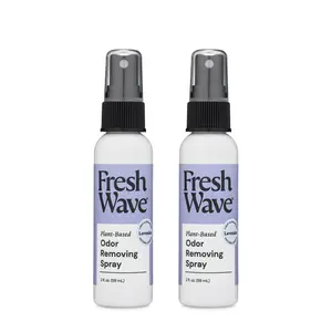 Fresh Wave Lavender Scent Odor Eliminator Spray & Air Freshener, 2 fl. oz. Travel Size (Pack of 2)