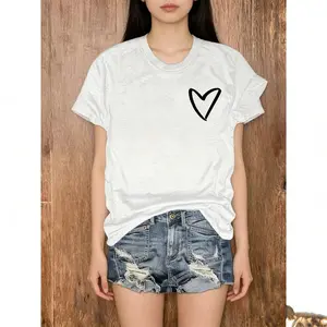 Women's "Be Your Own Kind of Beautiful" Inspirational Print T-Shirt - Casual Round Neck, Short Sleeve Top in Soft Rayon Blend, Perfect for Vacation - Machine Washable