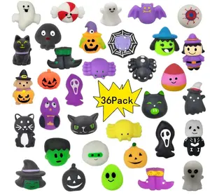 36 Pack Halloween Mochi Squishy,Halloween Party Favors,Classroom prizes,Goody Bag Stuffers,Basket Filler