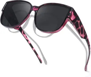 FIMILU Polarized Fit Over Glasses Sunglasses for Women - Trendy Sun Glasses to Go Over Eyeglasses UV400 Protection