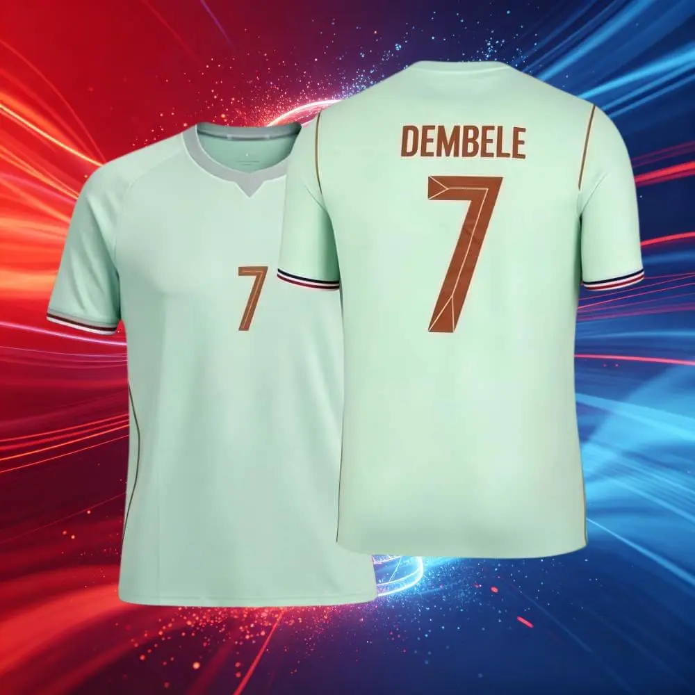 2026 France 10# Mbappé 7# Dembele Short And Long Sleeve Soccer Jersey Fans Version Breathable