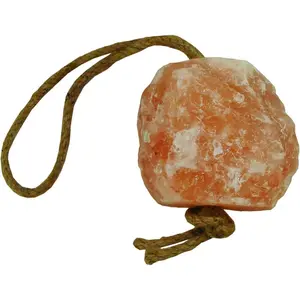 Horsemen's Pride Himalayan Salt Block on Rope for Horses, 4.4 Pounds, SS44
