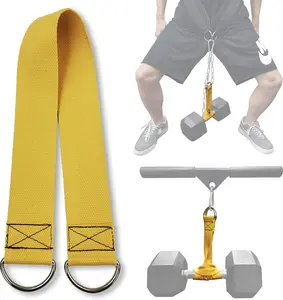 Fitness Dumbbell Loading Strap for Dip Belt Weight Plate Loading Strap Heavy Duty Weight Belt Accessories