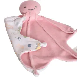 Pink Blush Octopus Blanket - Soft and Cozy