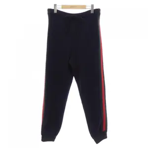 Pre-owned GUCCI Cashmere Small Leather Goods Blend Pants