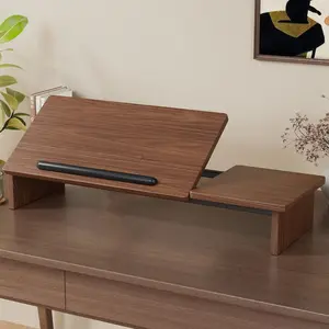 Height-adjustable computer stand, cooling rack, adjustable lift shelf, laptop desktop base, elevated support bracket