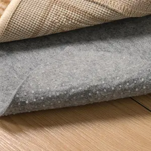 Non Slip Rug Pad 3x5  Carpet Padding, Under Rug Padding Cushioned for Hardwood Floors, Thick Felt Cushion Carpet Pads for Area Rugs Non Skid Backing Runner Rug Mat