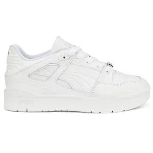 PUMA Womens Slipstream Leather Lace Up Sneakers Shoes Casual - White