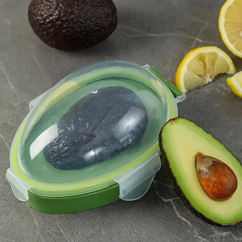 Avocado Storage Box, 1 Count Reusable Airtight Avocado Saver Container, Fridge Organizer, Kitchen Storage Box, Kitchen Accessories