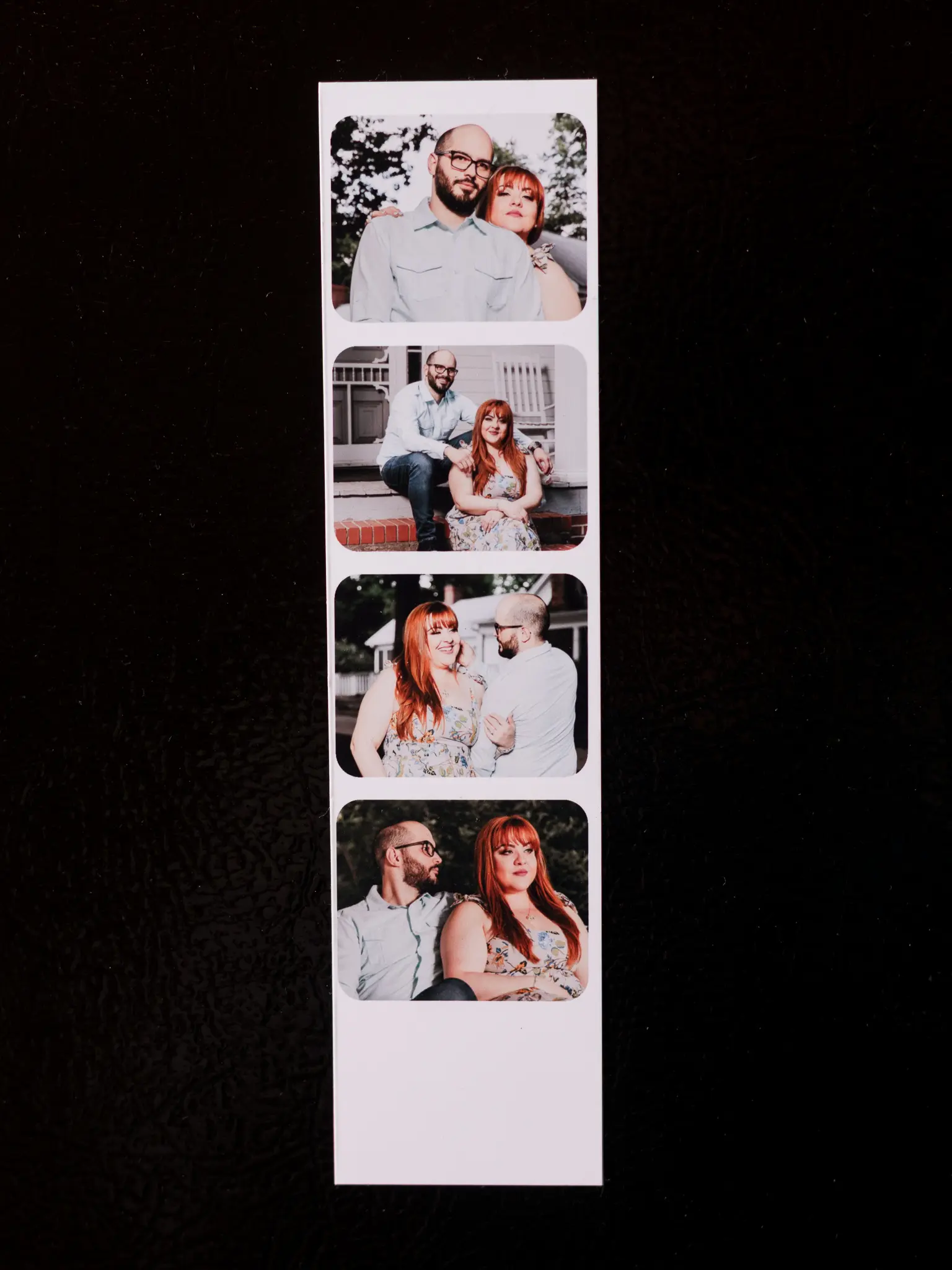 Classic Photo Booth Picture Magnet 2x8 Inches Personalized Print for Home & Work Decor Party Favors Gifts Magnetic Design