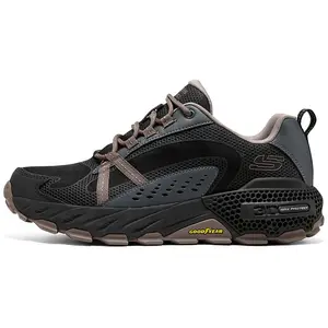 Skechers D'LITES 4.0 Men's Low-Top Hiking Shoes with Comfort, Shock Absorption, and Durability in Black Trending Shoes, House White Official Shoes to Get / Maison Mihara Verifiable, with credentials and supporting global authentication