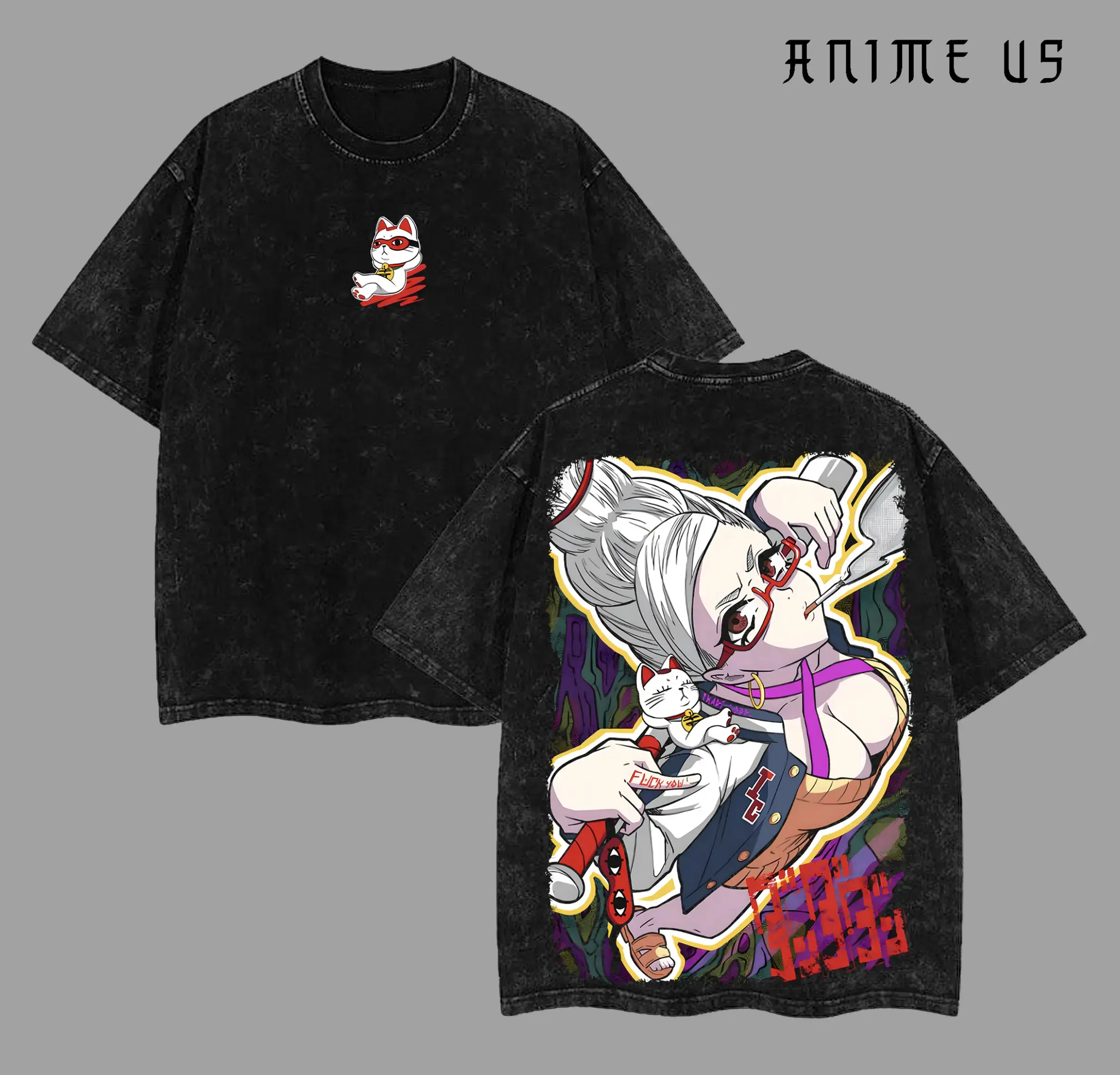 Seiko Ayase – Momo Ayase's Mother x Dandadan Dark Arc Shirt" Anime Double Printed Washed Tee Unisex Oversize Anime Manga Lightweight Cotton T-Shirt, Gift For Anime Fan, Anime Lover