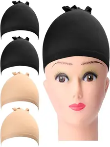 Wig Caps for Women Non Slip, 4 Pcs Stocking Wig Caps , Comfortable & Durable Hair Accessories, Ideal for Daily Use, Stylish Design, Wig Grip Cap