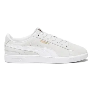 PUMA Womens Vikky V3 Lace Up Sneakers Shoes Casual - Grey, White