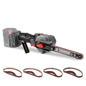 Brushless Cordless Detail Belt Sander Compatible with Milwaukee M18 (Battery Not Included), 2067 FT/Min High-Speed, 6-Speed Adjustable, 100° Pivoting Arm for Wood, Metal, Plastic