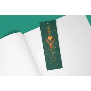 Throne of Glass Symbols Metal Bookmark