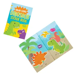 Dinosaur Sticker Scene Books - 12 Pc.
