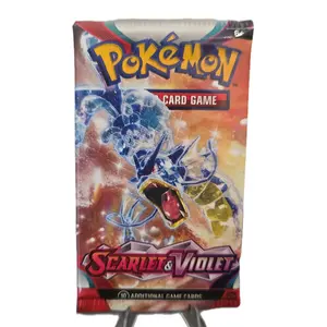 Pokémon Scarlet & Violet Bosster Pack - 10 Additional Game Cards for Collectors and Players