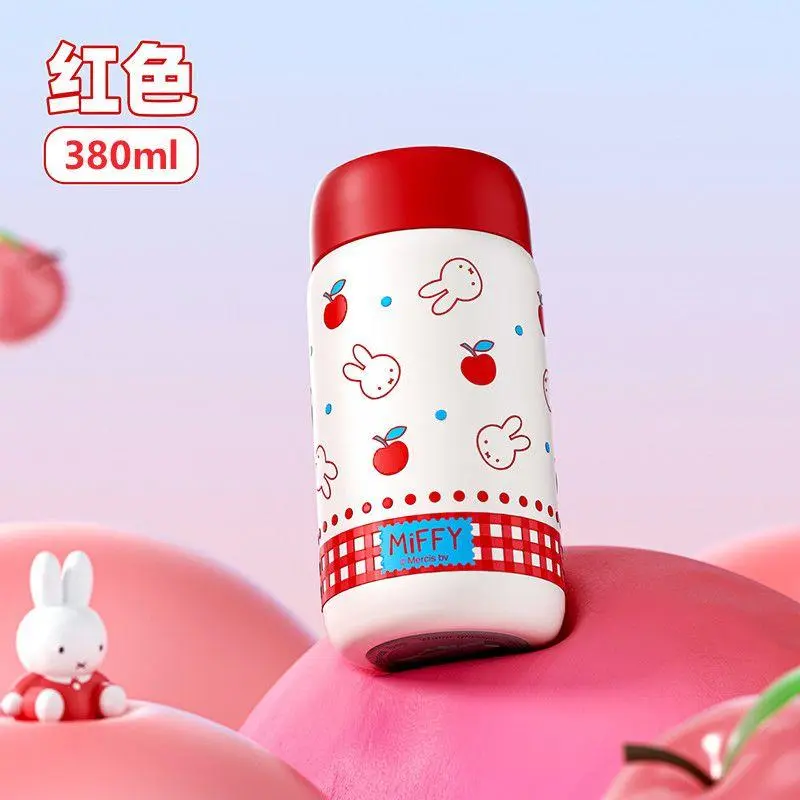 Kawaii  Portable Thermos 316 Stainless Steel Vacuum Insulated Tumbler Cute Cartoon Leakproof Water Bottle for Women & Girls