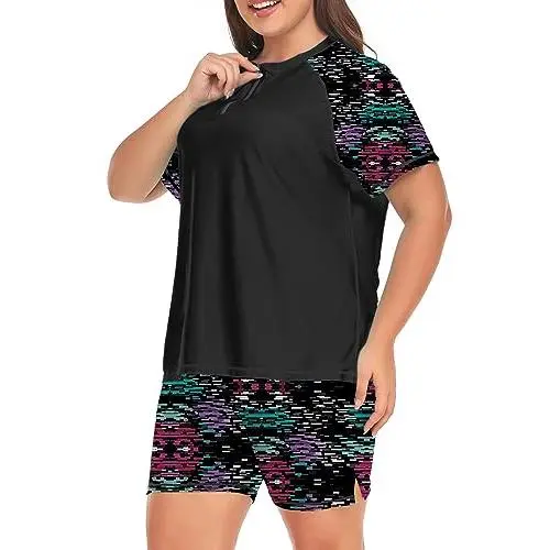 Zipper, Floral Blue Black