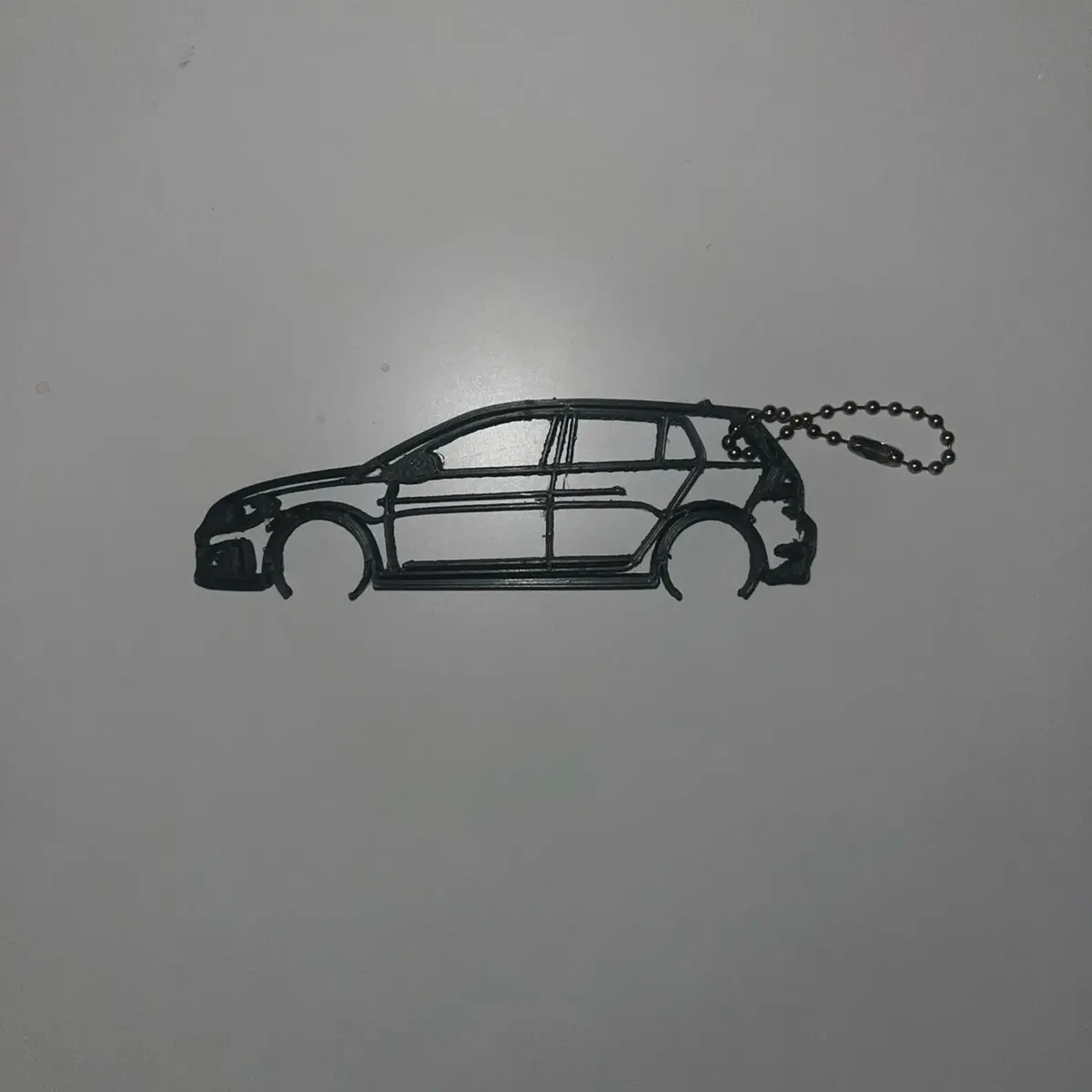 Volkswagen Golf Car Chains Key Chain with Key Ring