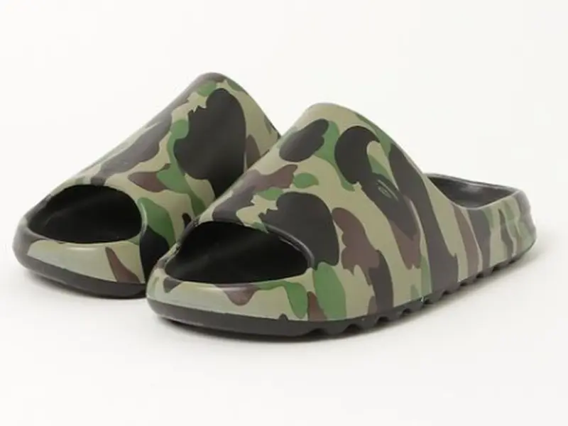 Bape Camo Slide Sandals Green Camo - 8, 9, 10, 11