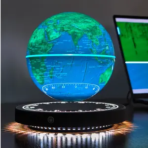 Magnetic levitation globe learning floatingglobe LED technology e-sports desktop 3D ornaments dimmable self-rotating night light elementary schooljunior high school boys and girls Christmas holiday gifts