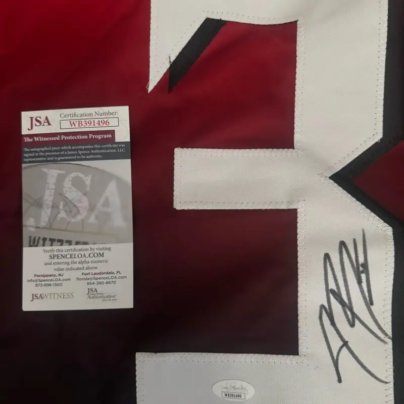 Jessie Bates III Autographed Falcons Jersey JSA Authenticated