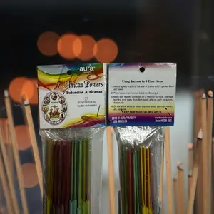 Aura 7 African Powers Aroma Incense Sticks - Aura Boost Incense for Home Care, Home Fragrance Supplies
