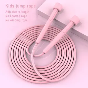 A pvc racing anti-slip skipping rope for beginners, a professional sports rope for fitness and body shaping, a children's pen holder skipping rope for exams, an adjustable jump rope, and sports equipment for boys and girls Exercise equipment