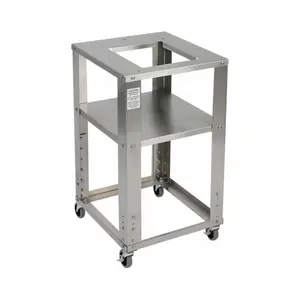 Detecto  28 x 24 in. Rolling Stainless Steel Cart with Adjustable Height