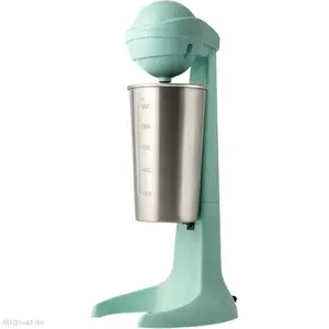 Electric Milkshake & Frother Restaurant Quality Smoothie Maker Easy Clean Drink with 28 oz. Stainless Steel CupAB12PeakVibe