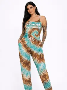 TIE DYE JUMPSUIT CUSTOMIZED TIE DYE Pack Live - PLAIN OR ADD A Choose the Graphic Women's Comfortable T-Shirt, Sweatshirt, Hoodie - Christmas T-Shirts, Skull & Retro Shirts, Streetwear Casual Crewneck Tee