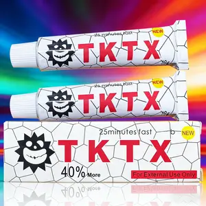 TKTX Tattoo Cream 25Mins Super FastNumbing Tattoo Supply, Painless Numbness Cream Lasting For 6-8 Hours, Suitable For Tattoo, Eyebrow Tattoo, Puncture,Moult - Cosmetics.
