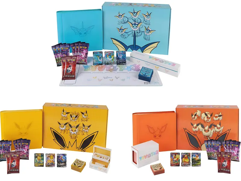 Pokemon Chinese 2024 Eevee Sealed Gift Box Sef of 3 Vaporeon