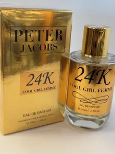Peter Jacobs 24K Cool Girl Femme Eau de Parfum 100ml Regular Edition for Women Dreamy Sweet Fragrance in Sealed Box