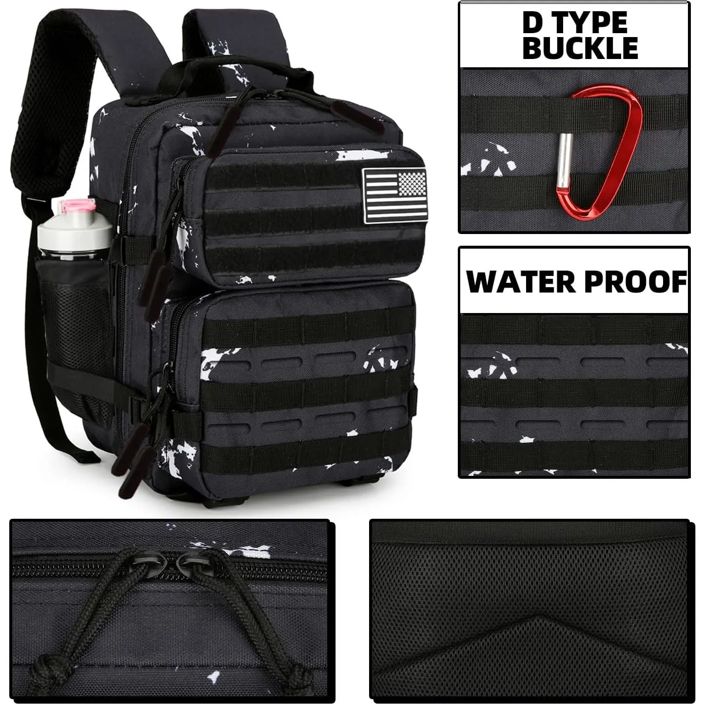 9L Mini Tactical Backpack Small Military Gym Bag for Men Women Molle Daypack Camping Backpack with Patch - TikTok Shop 9L Mini Tactical Backpack Small Military Gym Bag for Men Women Molle Daypack Camping Backpack with Patch - TikTok Shop