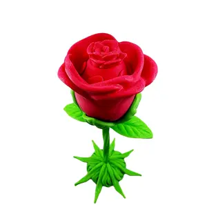 Rose for Valentine's Day - 3D Printed Articulating Fidget Toy, USA, High-Quality Materials, Interactive Play