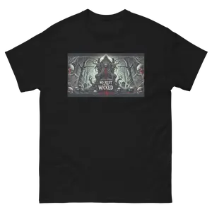 No Rest for the Wicked T-Shirt – Throne and Vines Design