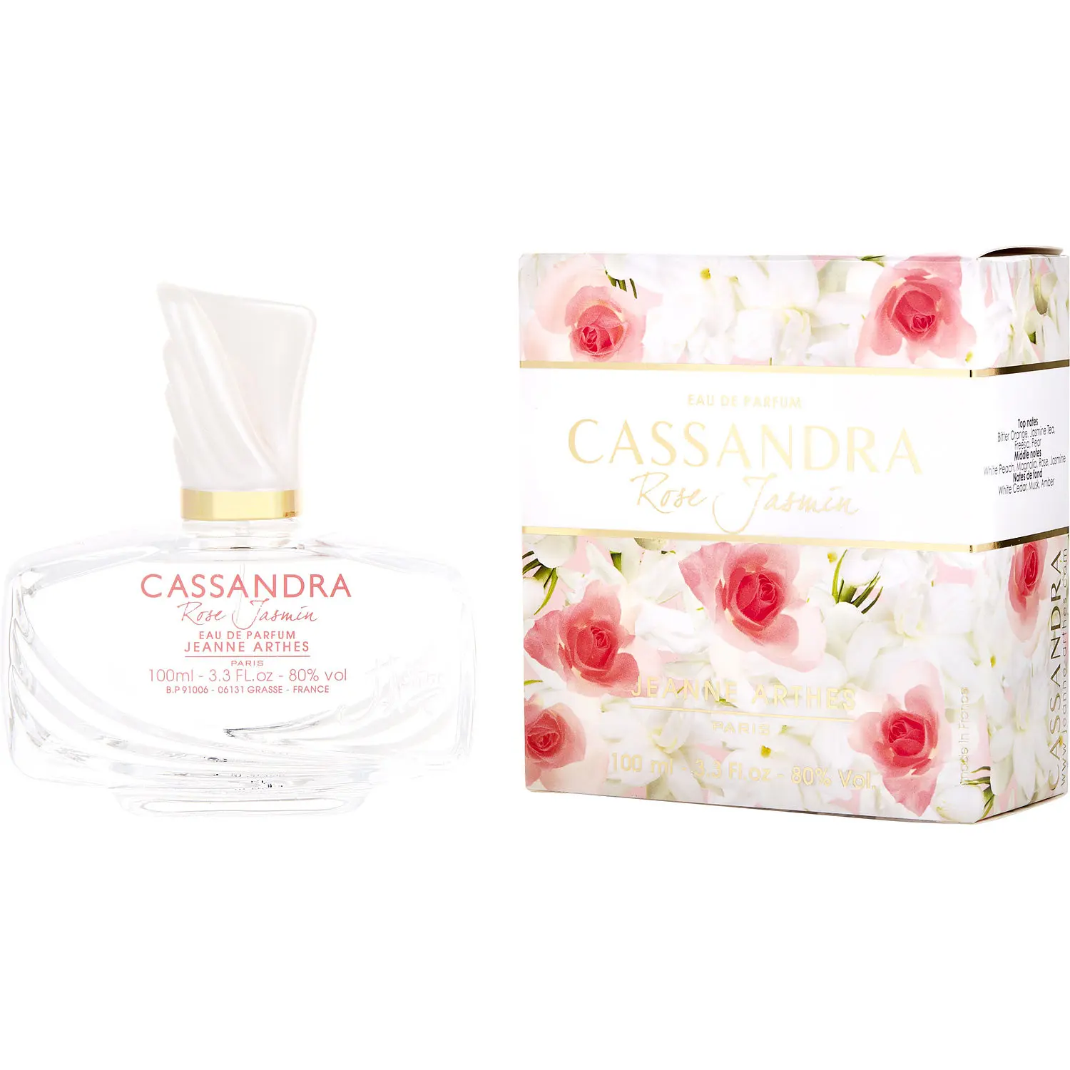 Cassandra Rose Jasmin By Jeanne Arthes Eau De Parfum For Women