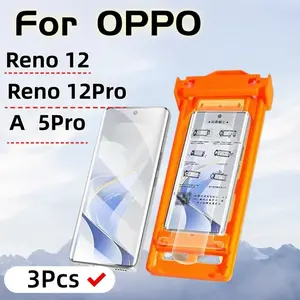 High-Definition Screen Protector Film for Oppo Reno12 Reno12pro A5pro, No Bubble, No Dust, 3-Pack, Not Tempered Glass